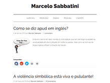 Tablet Screenshot of marcelo.sabbatini.com